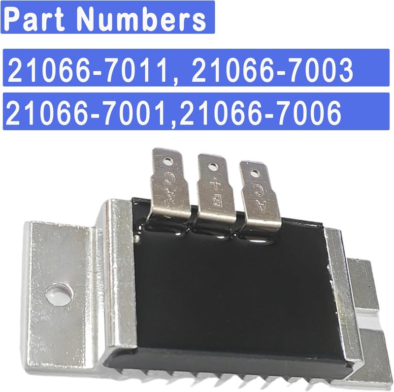 Tezokiau 21066-7011 Voltage Regulator Compatible with Kawasaki FH721V FH721D FH641V FH601V FH580V FH541V FH430V FX1000V FX850V FX801V FH FX Series Engines 21066-7003 21066-7001 - Image 2